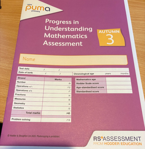 Puma progress maths - (progress, is