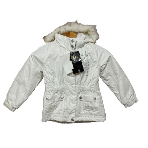 Girls white winter puffer - c&a,