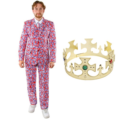 Mens union jack suit - jack, set