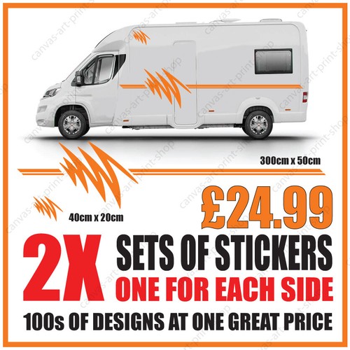 Motorhome graphics caravan - motorhome,