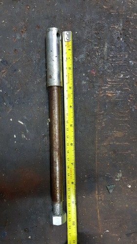 Motorcycle front wheel spindle