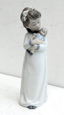 RARE RETIRED VINTAGE COLLECTORS ITEM NAO Zaphir Lladro Girl With Doll