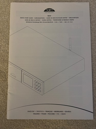 Genuine naim owners manual - naim, –