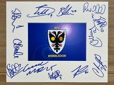 Hand Signed 10x8 Mount -