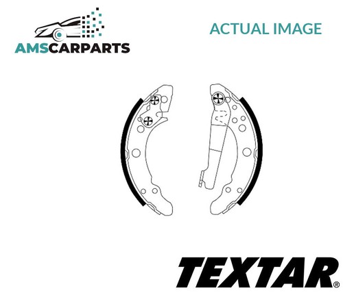 Brake shoe kit set rear - kit,