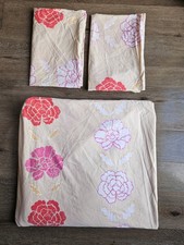 DESIGNERS GUILD Double Duvet Cover + 2 Pillowcases. 100% Cotton. 