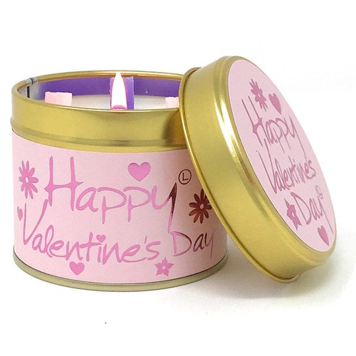 Lily flame scented - candle, tin