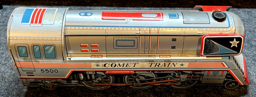 Vintage tinplate comet - vintage,