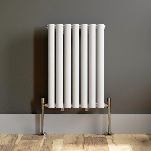 Horizontal white designer oval - designer,