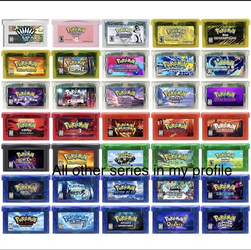 Gba game cartridge pokemon - game,