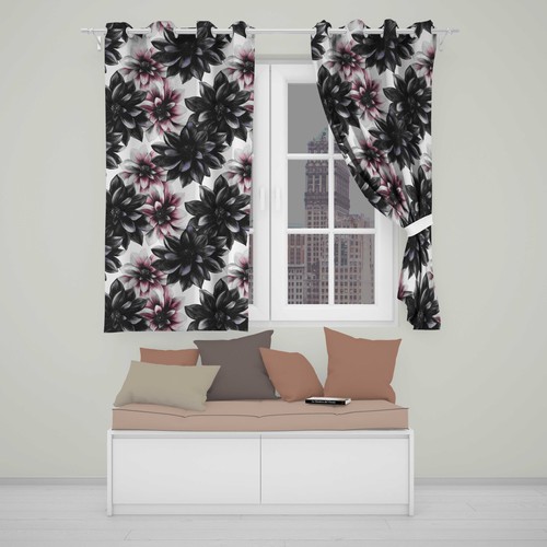 Blackout eyelet curtains - curtains, dark