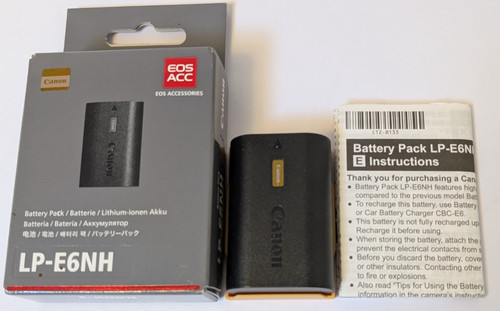 Genuine canon e6nh - genuine, li-ion