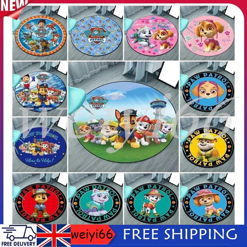 Paw patrol round carpets - paw,