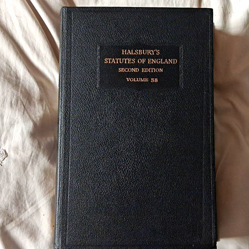 Halsbury statutes england - halsbury's, of