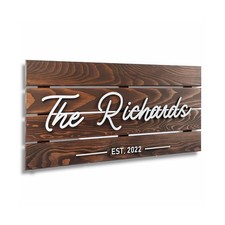 Solid Wood Pallet Custom Name
