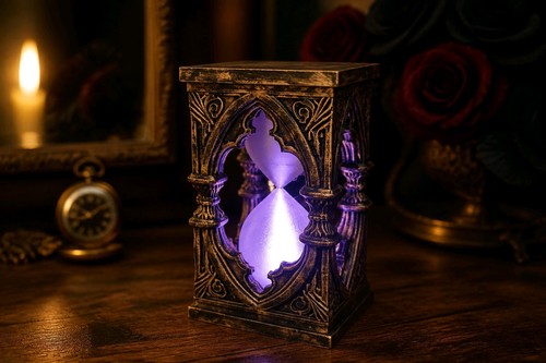 Beautiful hourglass lamp - hourglass,