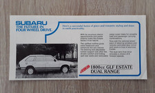 Subaru 4WD Brochure c.1982 -