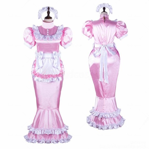 Girl maid sissy lockable - sissy, pink