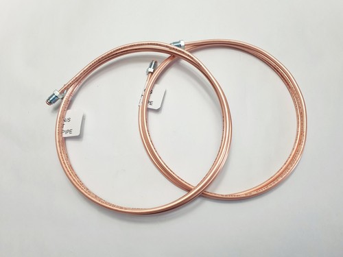 Copper rear set brake pipes - brake,
