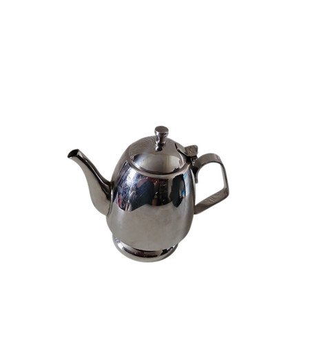 Stainless steel vintage teapot