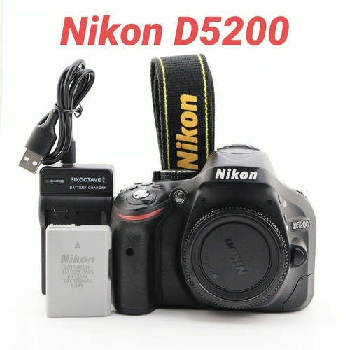 Nikon d5200 body 24mp dslr - body,