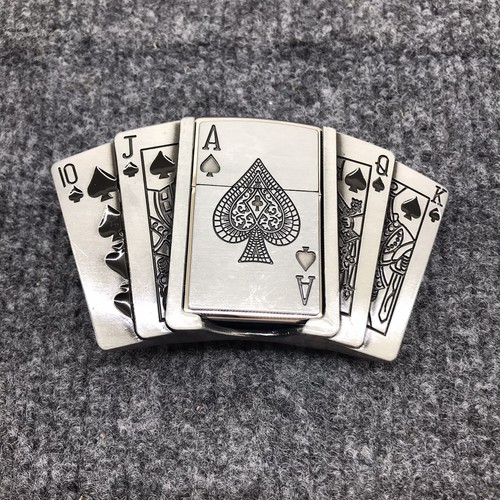Antique brushed poker - brushed,