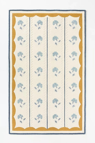 Hand tufted wool viscose - hand-tufted,
