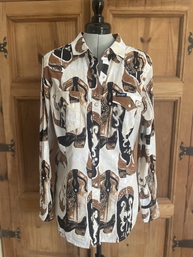 Wrangler pearl snap shirt - pearl,
