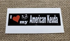 I Love My AMERICAN KEUDA Cat