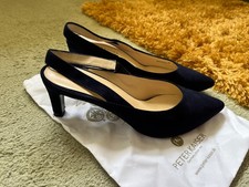 *** PETER KAISER SUEDE SANDALS*EXCELLENT USED*NAVY*SIZE 7 (41)*RRP £160 ***
