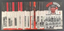 MANCHESTER UNITED 1962/1963 Season - Complete set of home football programmes