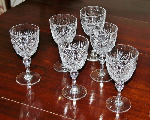Cut glass lead - glass, crystal