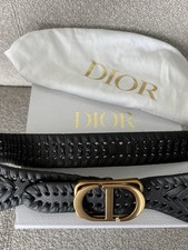 CHRISTIAN DIOR wide black