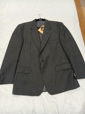Daks Men's Grey 100% Wool