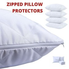 Quilted pillow protectors poly - quilted,