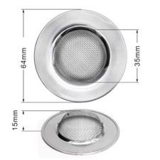 STAINLESS STEEL BATHTUB SINK SHOWER HAIR FOOD CATCHER DRAIN PLUG FILTER STRAINER