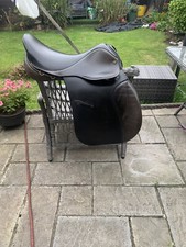E Jeffries of Walsall. Falcon Kestrel 18” GP Saddle Dark Havana Medium Fit.