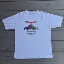 Vtg Ballarat 1990 Austin Healey Racing Collectible Car F1 British White Raglan