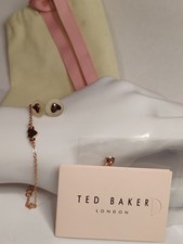 Ted Baker Rose gold Tone Mini Heart Jewellery Set