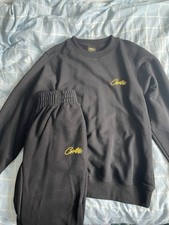 Corteiz HMP Tracksuit Yellow And Black Small