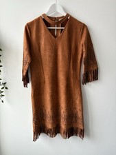 Three Boho Cowgirl Brown Faux