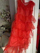 Lydia deetz Beetlejuice Halloween fancydress costume size 12-14 (xl on label)