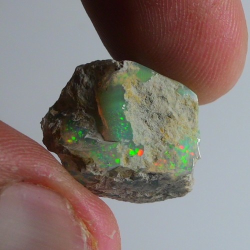 Smooth white opal - smooth, 14.40