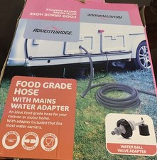Caravan Motor Home 10meter Food Grade Hose With Mains Water adapter kit