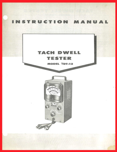 Sun tach dwell tester - sun,