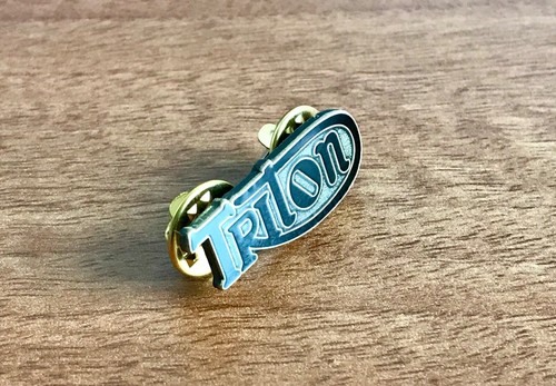 Enamel pin badge triton - enamel,