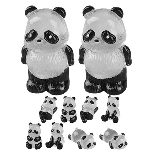Pcs panda ornaments - panda, resin