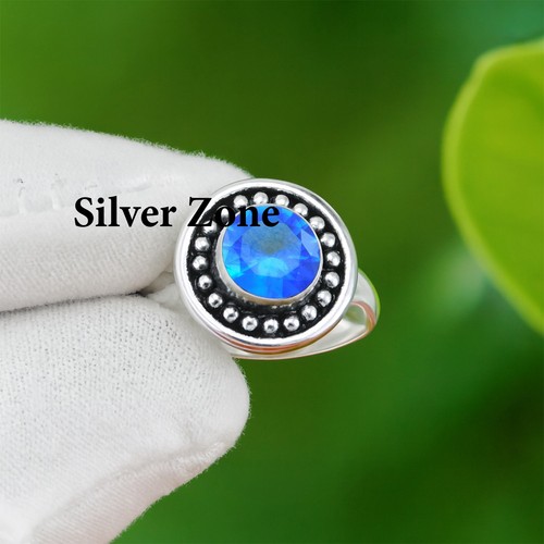 Blue topaz gemstone 925 - blue,