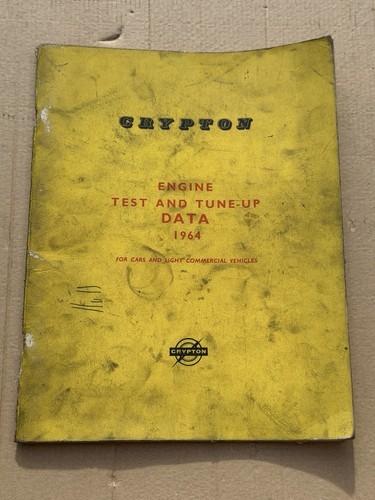Vintage 1964 crypton - 1964, engine