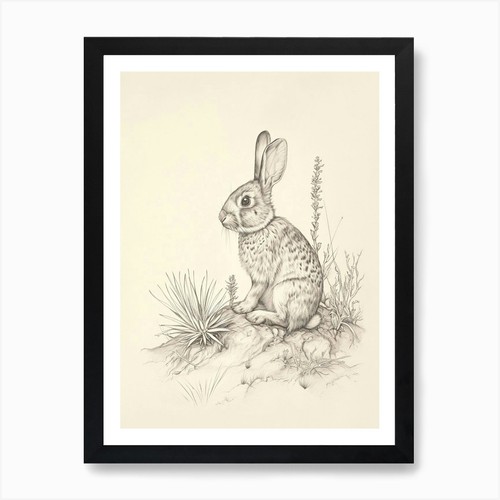English spot rabbit drawing - spot, 3